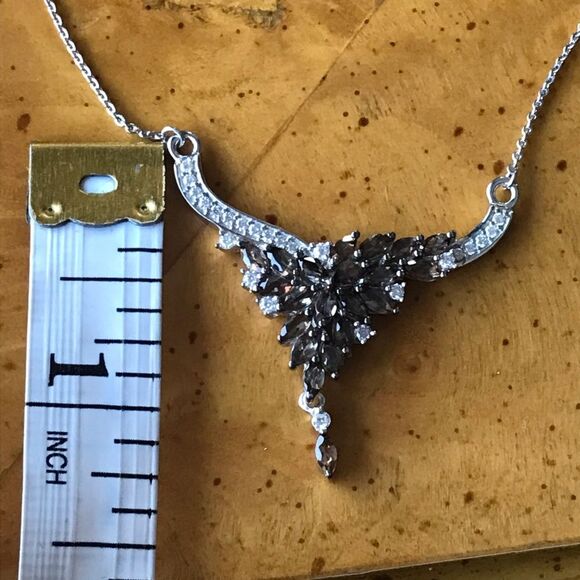 Natural Andalusite Sterling Silver Necklace - Picture 6 of 10